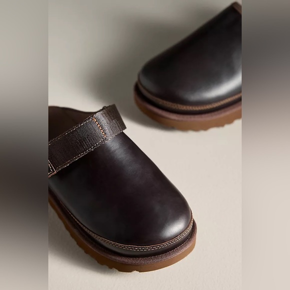 UGG Shoes - NEW Ugg Ironwood Clog Regenerate GOLDENSTAR SLINGBACK CLOGS Leather Dark Brown